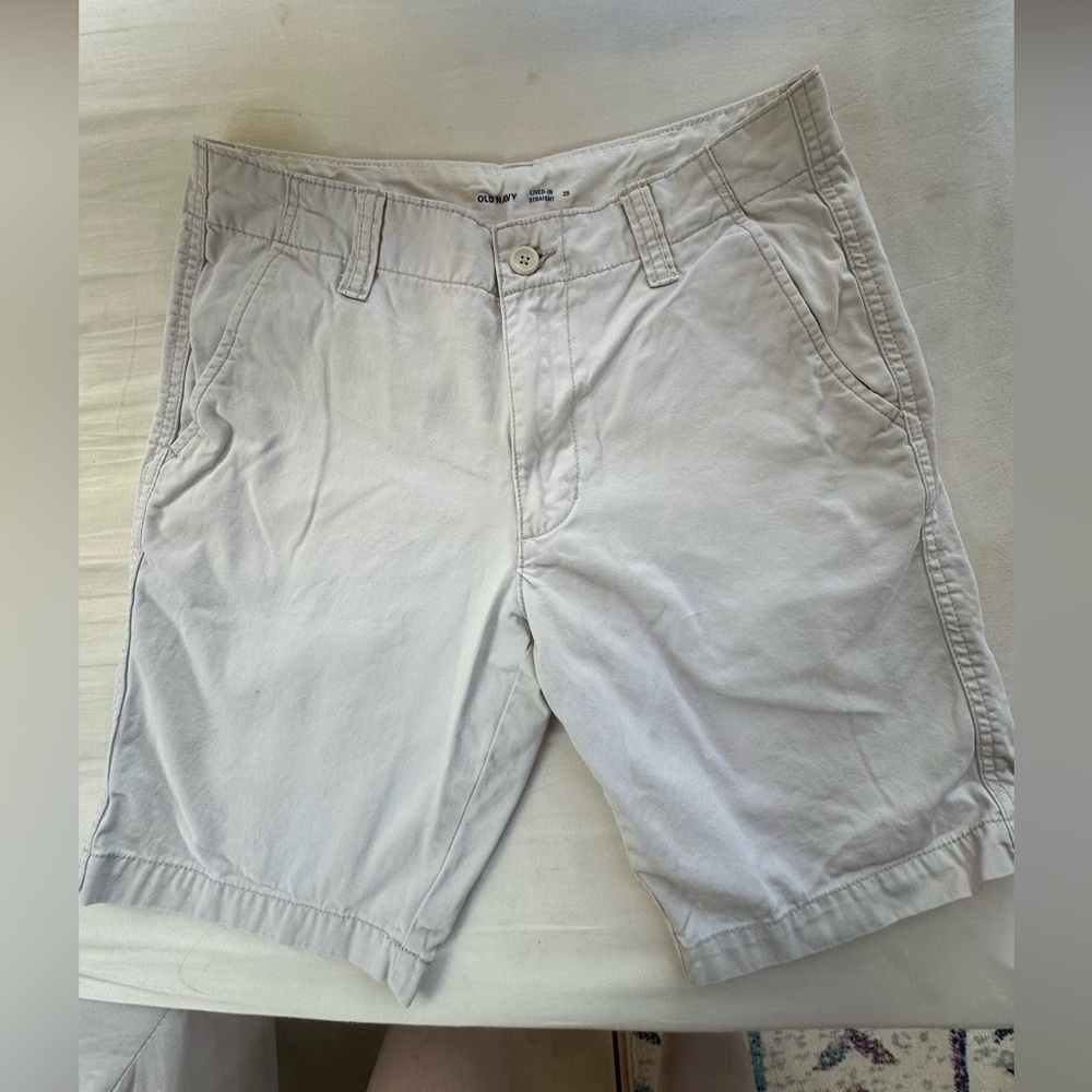 Old Navy Gray Flat Front Shorts